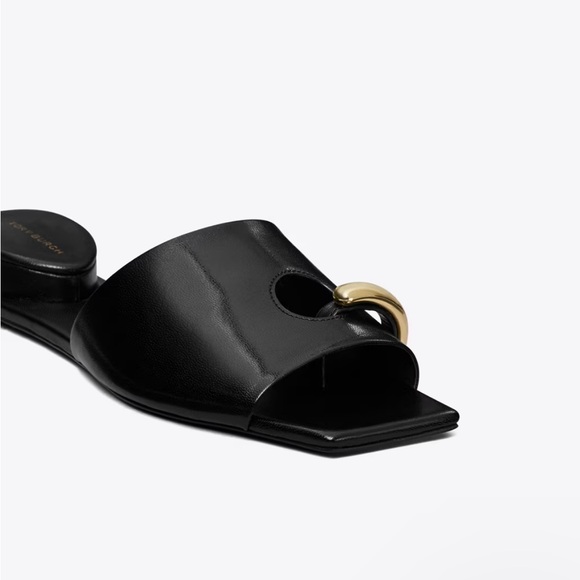 Tory Burch Pierced Mule Sandals - Picture 3 of 8